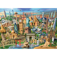 World Landmarks 1000 Piece Ravensburger Puzzle