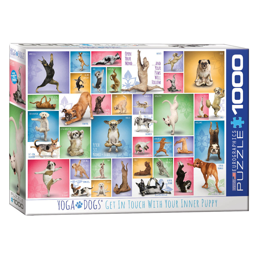 Yoga Dogs 1000 Piece Eurographics Puzzle